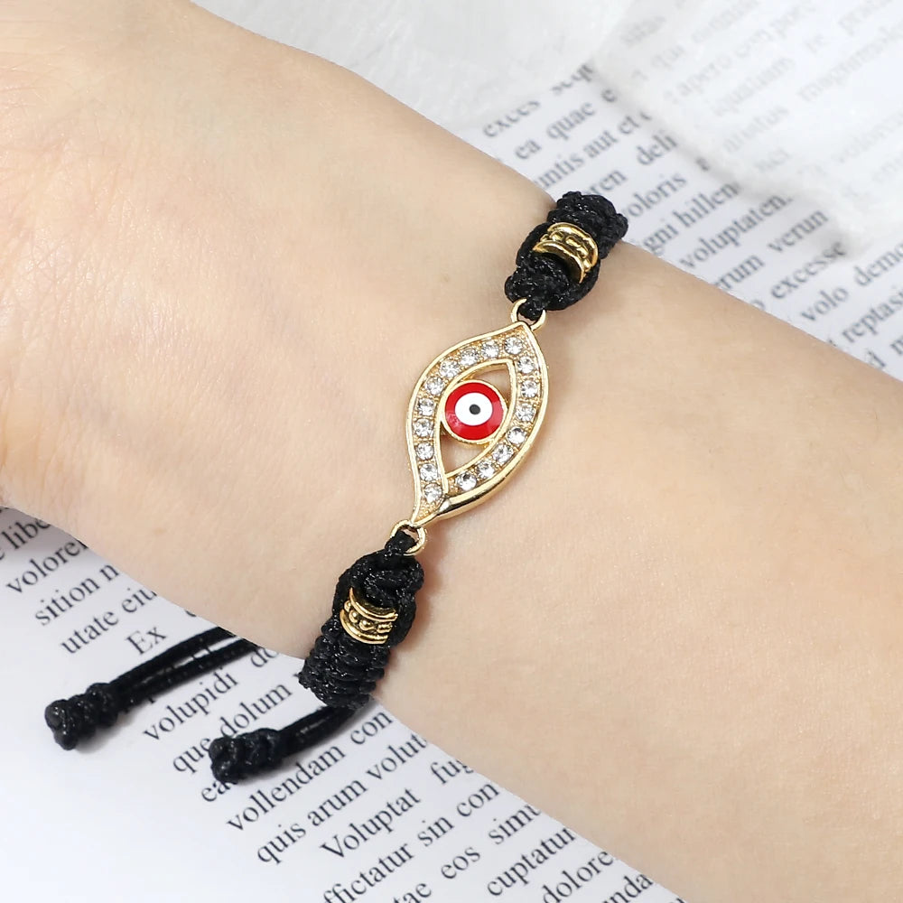 🌟 Handmade Evil Eye Bracelet 🧿✨